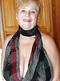 Hefty old cleavage